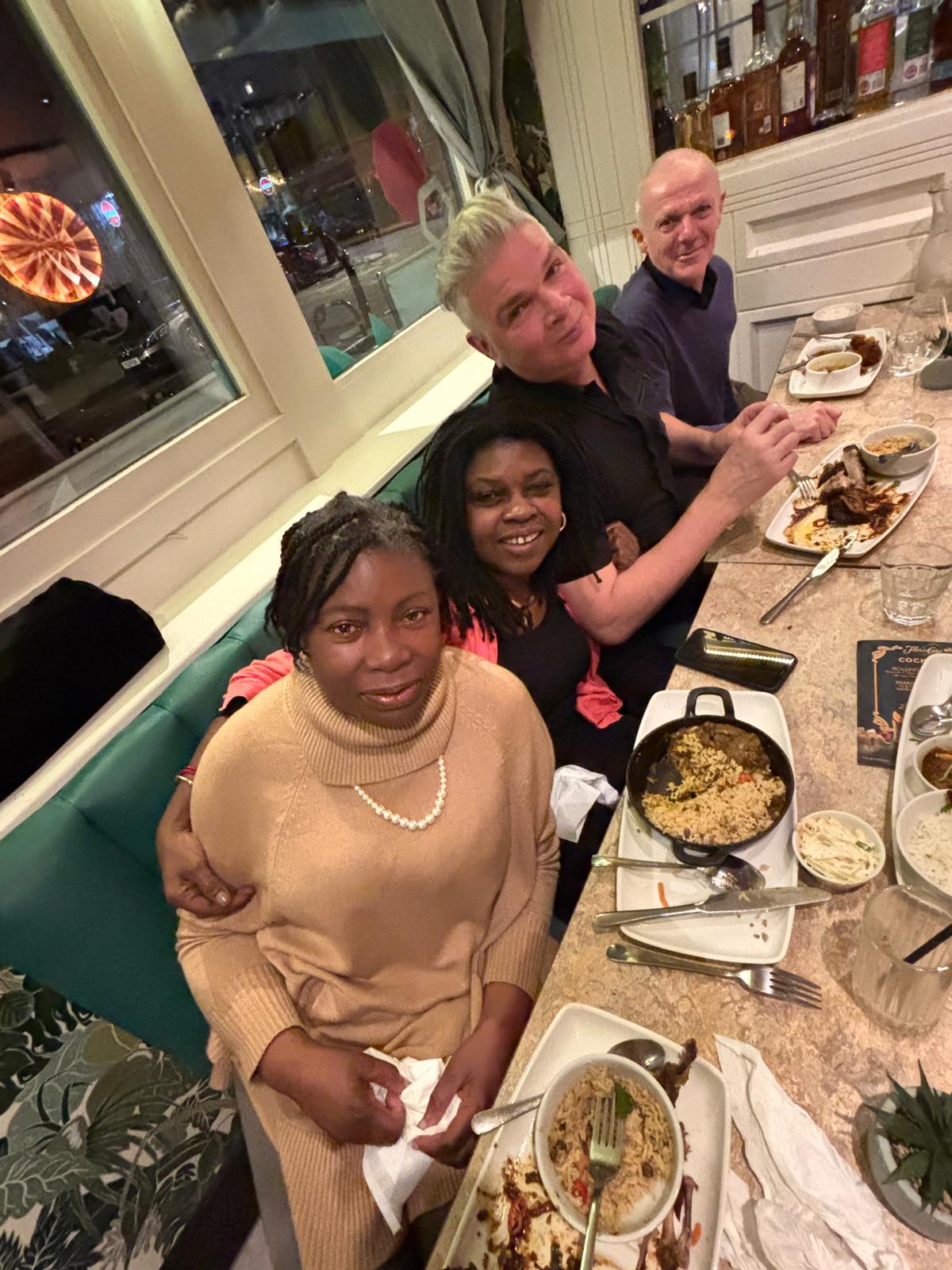 Xmas Dinner Viv, Tam, Rup, Rob C 2024